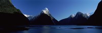 Lake at Milford Sound, South Island, New Zealand Fine Art Print