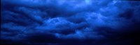 Dramatic Blue Clouds Fine Art Print