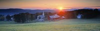 Sunrise Peacham VT USA Fine Art Print
