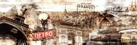 Visiting France by Bresso Sola - 36" x 12"