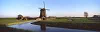 Windmill, Schermerhorn, Netherlands Fine Art Print