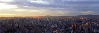 City Center, Buildings, City Scene, Sao Paulo, Brazil Fine Art Print