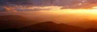 Sunset Over Great Smoky Mountains, North Carolina Fine Art Print