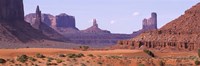 View To Northwest From 1st Marker In The Valley, Monument Valley, Arizona, USA, Fine Art Print