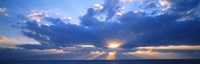 Sunset, Clouds, Gulf Of Mexico, Florida, USA Fine Art Print