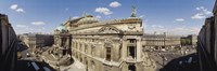 High Angle View Of Opera Garnier, Paris, France Fine Art Print