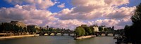 France, Paris, Seine River Fine Art Print