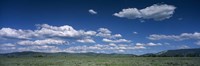 Clouds and meadow, Wyoming, USA Fine Art Print