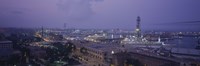 Barcelona, Spain at Dusk Fine Art Print