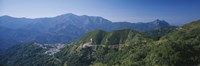 High angle view of mountains, Benarraba, Gibraltar, Andalusia, Spain Fine Art Print