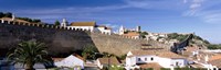 Wall around a town, Obidos Portugal Fine Art Print