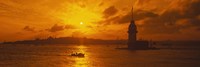 Sunset over a river, Bosphorus, Istanbul, Turkey by Panoramic Images - various sizes