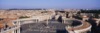 High angle view of a town, St. Peter's Square, Vatican City, Rome, Italy by Panoramic Images - 36" x 12"