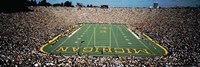 University Of Michigan Stadium, Ann Arbor, Michigan, USA Framed Print