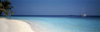 Beach & Boat Scene The Maldives by Panoramic Images - 36" x 12"