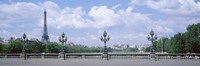 Cloud Over The Eiffel Tower, Pont Alexandre III, Paris, France Fine Art Print