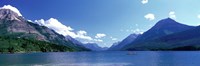 Canoeing Waterton Lake Waterton Glacier National Peace Park Alberta Canada Fine Art Print