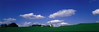 Rural Scene With Church, Near Niederaich, Germany Fine Art Print