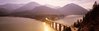 Bridge Over Sylvenstein Lake, Bavaria, Germany Fine Art Print