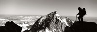 Hiker, Grand Teton Park, Wyoming, USA Fine Art Print