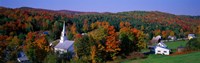 Autumn, Waits River, Vermont, USA by Panoramic Images - 36" x 12"