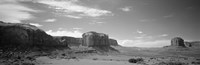 Rock formations on the landscape, Monument Valley, Arizona, USA Fine Art Print