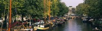 View of a Canal, Netherlands, Amsterdam Fine Art Print