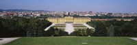 Formal garden in front of a palace, Schonbrunn Palace, Vienna, Austria Fine Art Print