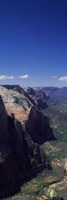 View from Observation Point, Zion National Park, Utah, USA Fine Art Print