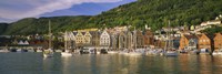 Boats in a River, Bergen, Hordaland, Norway by Panoramic Images - various sizes