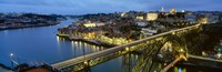 Bridge across a river, Dom Luis I Bridge, Oporto, Portugal Fine Art Print