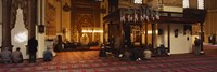 Group of people praying in a mosque, Ulu Camii, Bursa, Turkey by Panoramic Images - 36" x 12"