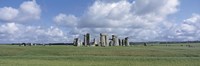 England, Wiltshire, View of rock formations of Stonehenge Fine Art Print