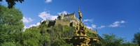 Low Angle View of Edinburgh Castle, Edinburgh, Scotland Fine Art Print