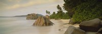 Rocks On The Beach, La Digue Island, Seychelles Fine Art Print