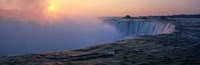 Sunrise Horseshoe Falls Niagara Falls NY USA by Panoramic Images - 36" x 12"