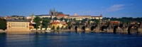Vitava River Charles Bridge Prague Czech Republic Fine Art Print