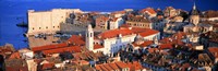 Aerial View, Old Town, Dubrovnik, Croatia Fine Art Print