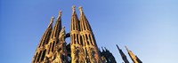 Low angle view of a church, Sagrada Familia, Barcelona, Spain Fine Art Print