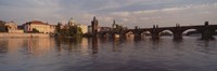 Charles Bridge Vltava River Prague Czech Republic Fine Art Print