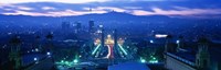 Barcelona, Spain at Night Fine Art Print