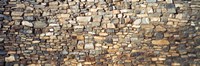 Low angle view of a stone wall, New Mexico, USA Fine Art Print