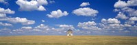 Barn in the farm, Grant County, Minnesota, USA Fine Art Print