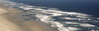 Waves on the beach, Florence, Lane County, Oregon, USA Fine Art Print