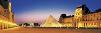 Louvre, Paris, France at Dusk by Panoramic Images - 36" x 12"