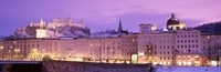 Night Salzburg Austria Fine Art Print