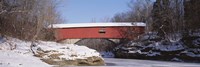 Narrows Covered Bridge Turkey Run State Park IN USA Fine Art Print