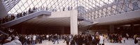 Tourists in a museum, Louvre Museum, Paris, France Fine Art Print