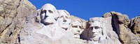 Mount Rushmore, South Dakota (white) Fine Art Print
