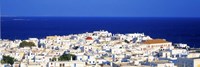 Mykonos, Greece with Bright Blue Water & Sky Fine Art Print